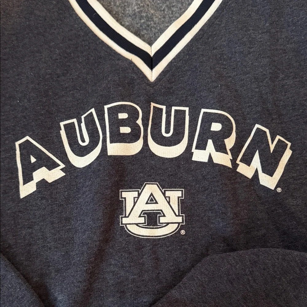 Auburn League Navy V-Neck Sweatshirt - Picture 5 of 5